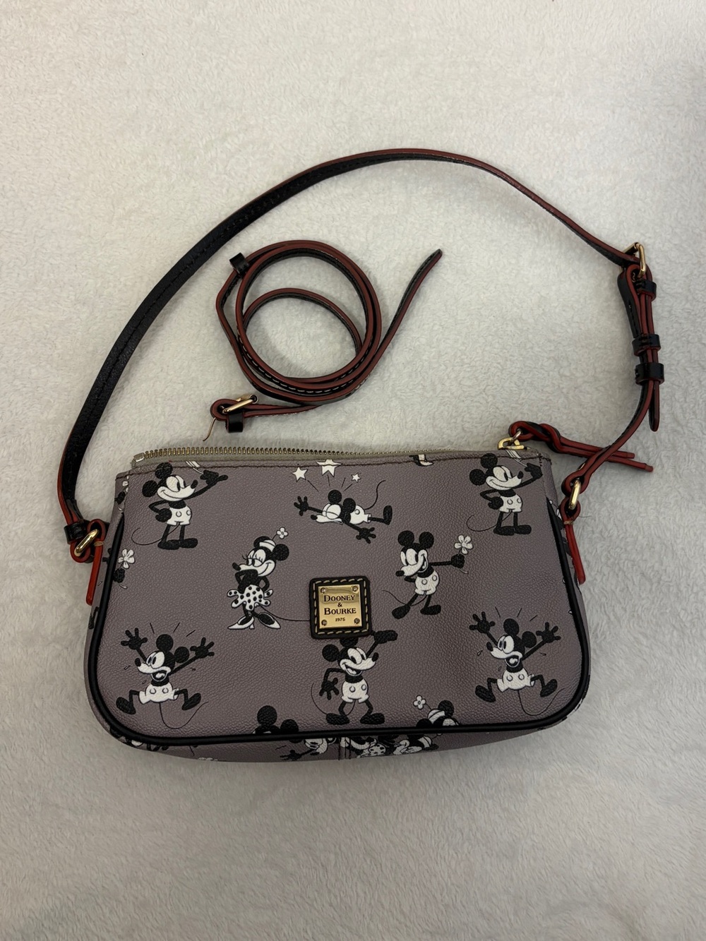 Dooney & Bourke Classic Mickey Print Convertible Mini Purse